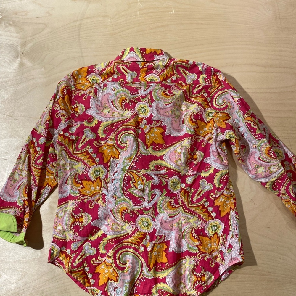 Lauren Ralph Lauren Button Up Shirt P/S (JR) - Picture 11 of 14